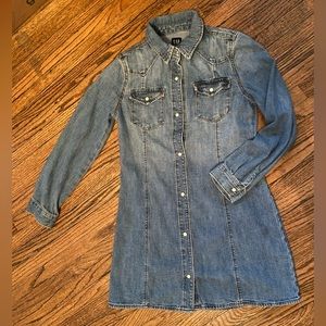 Gap Denin Shirt Dress M (8/9)